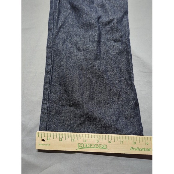 VTG Oscar de la Renta Womens Wool Pants Jeans Blue Italy Made Size 8 - Picture 7 of 8